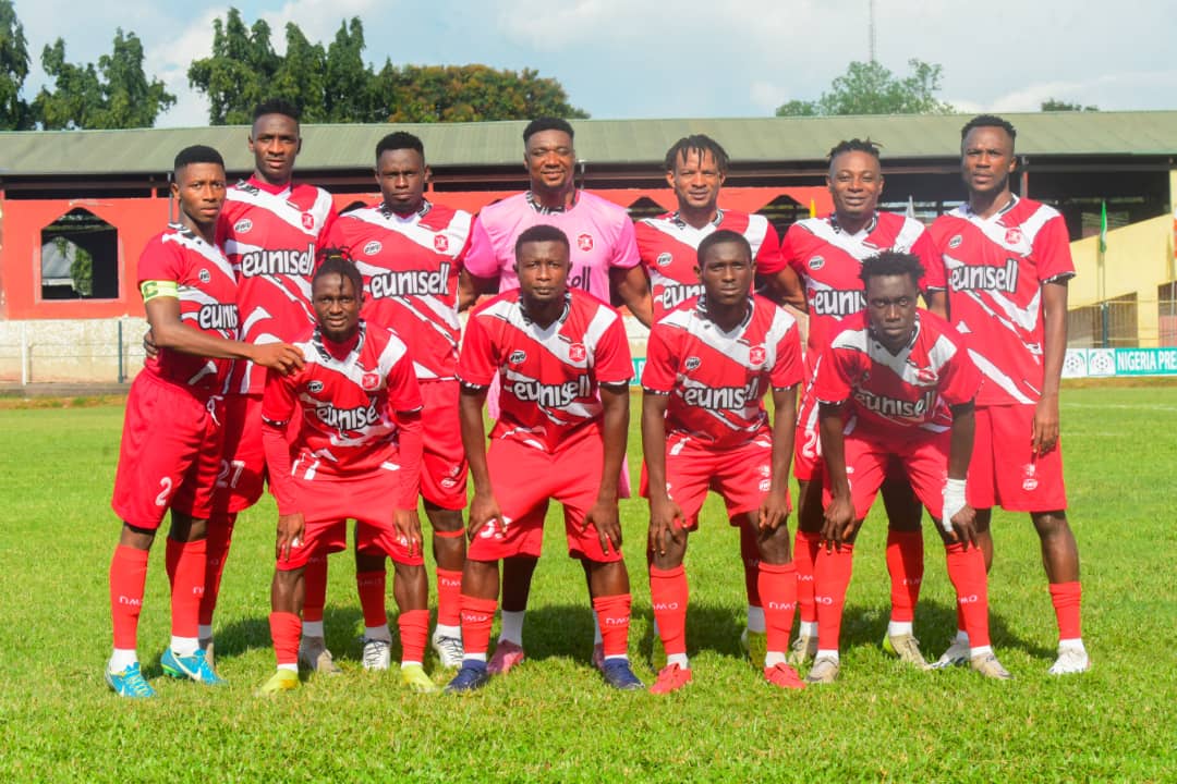 Abia Warrior Club representing Nigeria at the CAF competition.