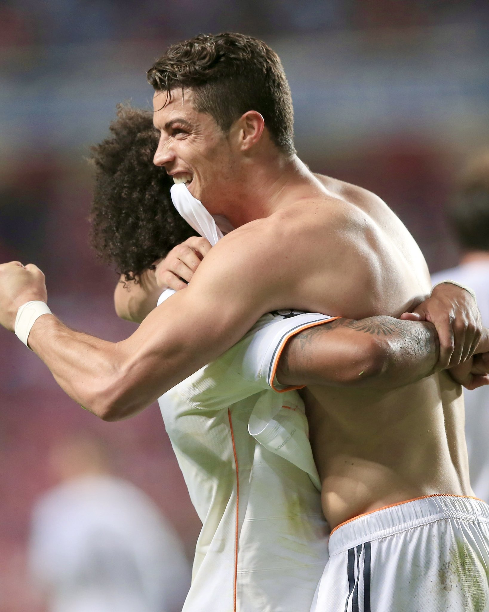 Cristiano Ronaldo and Marcelo