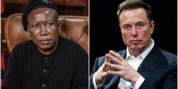 Julius Malema and Elon Musk