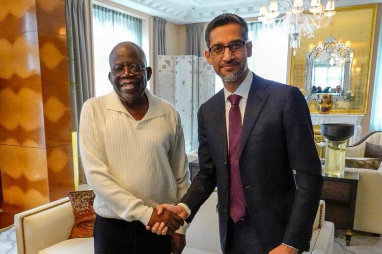 Tinubu and Google CEO