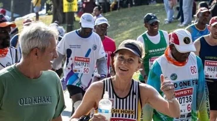 Comrades Marathon runner Moira Harding