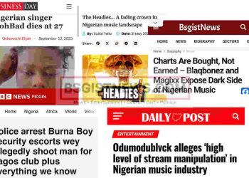 Media Manipulation in the Nigerian Entertainment Industry