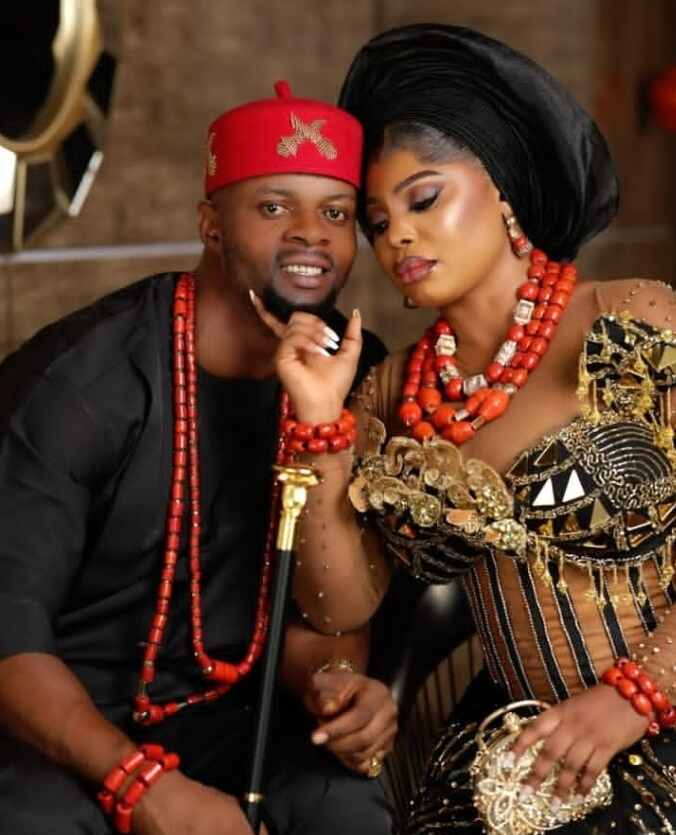 Evan Okoro and husband