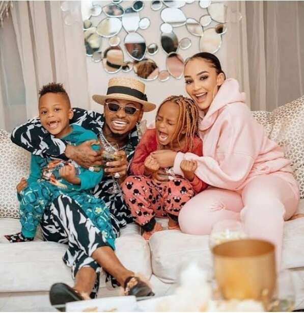 Diamond Platnumz and his biological children