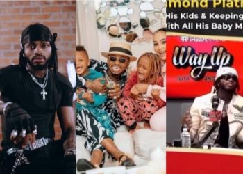 Diamond Platnumz and his biological children