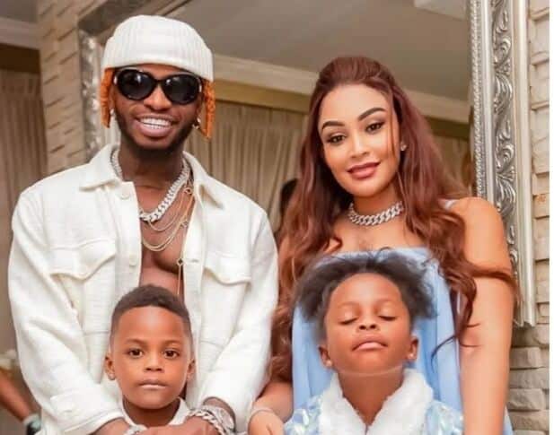Diamond Platnumz and his biological children