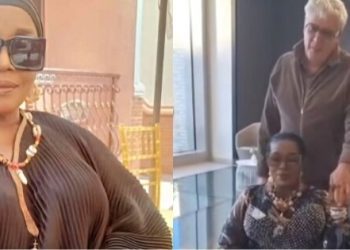 Rita Edochie Flaunts White Lover, Fans React To Viral Video