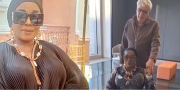 Rita Edochie Flaunts White Lover, Fans React To Viral Video