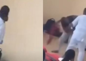 Viral Video Shows Fight Between Lecturer And Student At Niger Delta University