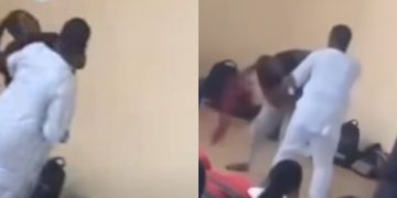Viral Video Shows Fight Between Lecturer And Student At Niger Delta University