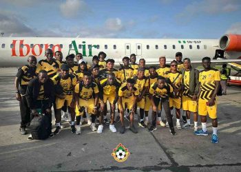 Kwara United Club representing Nigeria at the CAF competition.