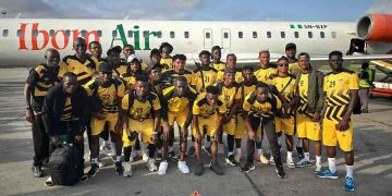 Kwara United Club representing Nigeria at the CAF competition.
