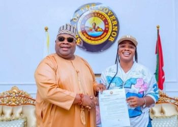 Governor Adeleke Fulfills Promise To Puff-Puff Vendor With Job And Scholarship