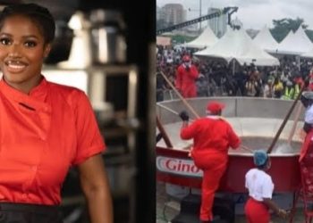 Hilda Baci Clarifies Reduction In Her Jollof Rice Challenge, From 250 Bags Of Rice To 200 Bags.