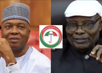 Wabara & Saraki, PDP Convention Clash