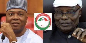 Wabara & Saraki, PDP Convention Clash
